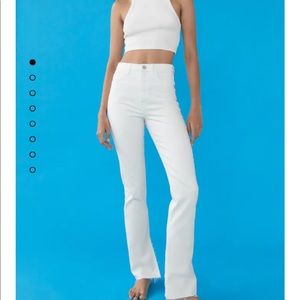 NEVER WORN Zara straight leg high waisted jean❤️
